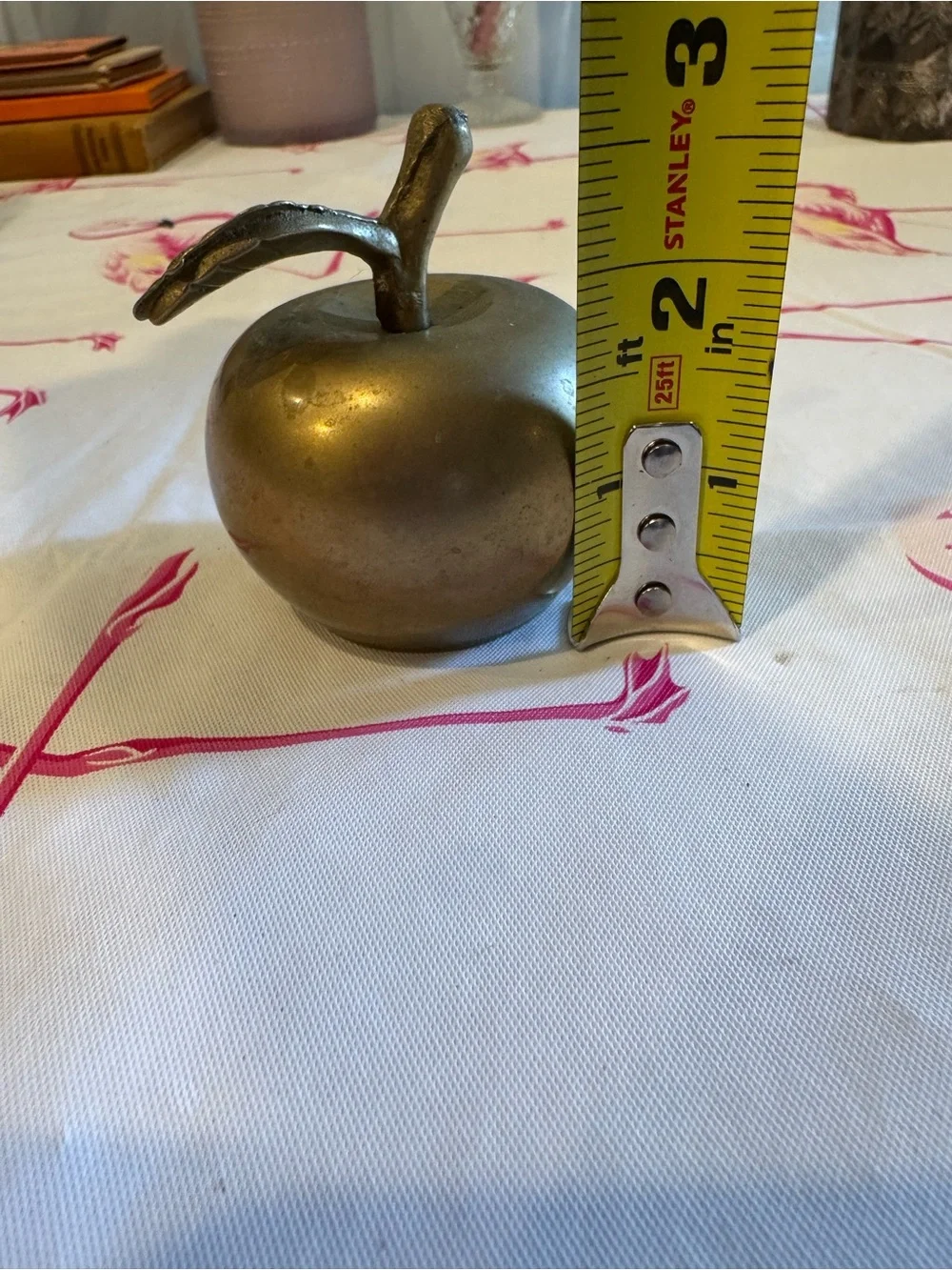 Vintage Brass Teacher's Apple Bell